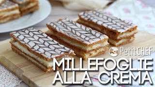 Millefoglie alla vaniglia  La ricetta spiegata passo a passo Tutorial cucina PetitChdfit [upl. by Ecurb333]