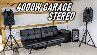 Installing a 4000W STEREO in my Garage [upl. by Boniface]