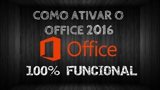 Como Ativar Microsoft Office Profissional Plus 2016 no Windows 10 [upl. by Akemej934]