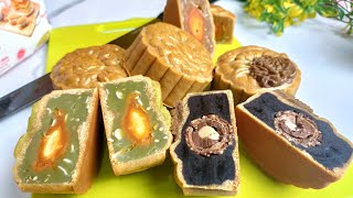 Resep Mooncake Lengkap Termasuk Resep Telor Asin dan Homemade Golden Syrup [upl. by Arrahs]