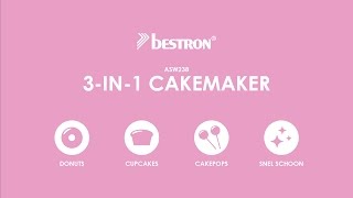 Bestron ASW238 3in1 Cakemaker  NL [upl. by Williamson]