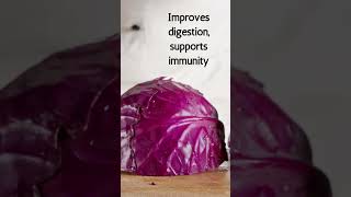 Crunchy Colorful Immune Boost🌿🌿🌿redcabbage healthygut immunityboost fiberrich [upl. by Buchbinder51]