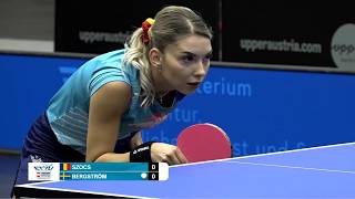 Bernadette Szocs vs Linda Bergstrom  18 European Championship 2024 [upl. by Cohbath]