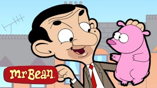 👔🐻 Bean the Sitter 🐶 Mr Bean  Cartoon Compilation [upl. by Notsae]