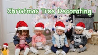 Reborn Babies Decorate Christmas Tree  Kelli Maple [upl. by Signe541]