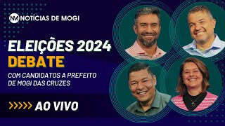 Debate com candidatos a prefeito de Mogi das Cruzes nas Eleições 2024 [upl. by Llemrej]