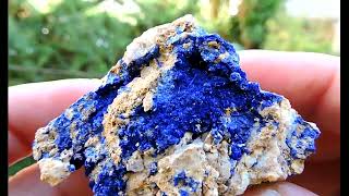 Azurite mineral specimen from Morenci in the US [upl. by Airenahs445]