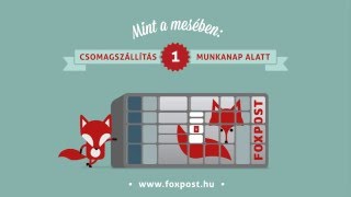 FOXPOST  Mint a mesében csomagszállítás egy nap alatt [upl. by Cristian]