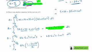 Edexcel A level Maths Past Papers  2022 PAPER 1 Pure Maths 1  Q16 [upl. by Lunsford]