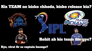 Kis IPL team ne kis player ko retain kia [upl. by Jacy]