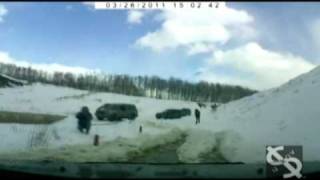 Покатушки 26032011 4wd Russian winter off road [upl. by Zandt]