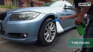 EcoFriendly DriveU Waterless Car Wash at Home  Now in Bengaluru Hyderabad Gurgaon and Delhi [upl. by Nabetse816]