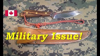 Canadian Military Issue Knife GrohmannRussell BoatBelt Knife [upl. by Genie]