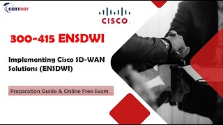 CCNP SDWAN 300415 ENSDWI Exam Prep amp Practice Exam [upl. by Releehw]