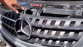 How to Install  Remove your Front Grille on Mercedes [upl. by Yvon576]