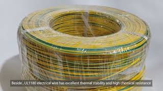 UL1180 PTFE insulated AWM wire  200C 300V electrical wire factory electrical manufacturing [upl. by Alleunam]