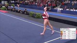 Norah Flatley Floor Arkansas  SEC Championships 2023 9900 [upl. by Onfre]