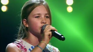 Valentine – ‘ Non Je Ne Regrette Rien  Blind Audition  The Voice Kids  VTM [upl. by Tamas]