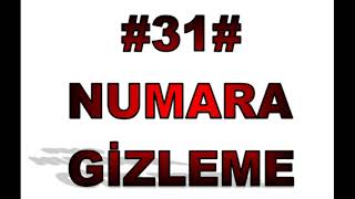 NUMARA GİZLEME NUMARAYI GİZLİ YAPMA [upl. by Jaddan461]