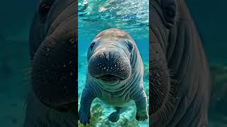 Manatee In Ocean manatee aquatic aquarium underwater ai aiinsights shorts ytshorts [upl. by Pellegrini104]