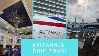 A Whistle Stop Tour of Britannia  Cruise Ship Tour [upl. by Eckhardt]