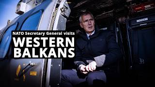 NATO Secretary General wraps up a fourday visit to the Western Balkans [upl. by Belding929]