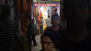 Shirdi live darshan today Evening 🙌 sai today darshan hinduguru sorts [upl. by Fast]