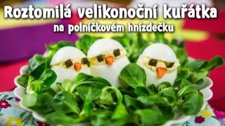 Tesco recepty  Roztomilá velikonoční kuřátka na polníčkovém hnízdečku [upl. by Relyhcs]