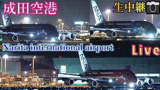 🌃✈️成田空港 📸 生中継 【Narita international airport ✈️ Live 📸】【Gibson Narita】 [upl. by Niriam]