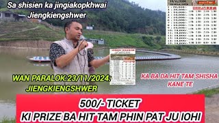 JRAIN KHYRWITTS Lyngdoh Daki Prize ba hit dor ticket kaba tad jiengkiengshwer kwah poi noh sngi 🎣 [upl. by Ilbert]