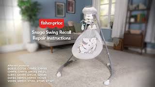 Snuga Swing Recall Repair Instructions [upl. by Favata265]