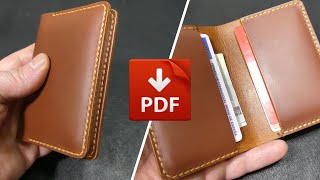 📌CARTERA SIMPLEcon PDF patrón descargablemuy fácil para practicar📍COMO hacer cartera a MANO [upl. by Sirenay482]