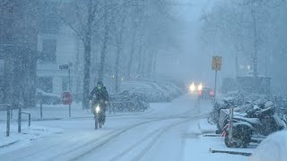 Glätte und starker Schneefall legen Teile Deutschlands lahm [upl. by Iahk]