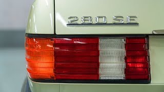 1982 MercedesBenz 280 SE w126  the base Sclass [upl. by Retsila]