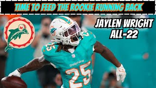 Film Breakdown Jaylen Wright Needs to be Featured in the Miami Dolphins Offense [upl. by Scholz]