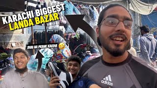 Karachi Biggest Landa Bazar Dr Sahab Ko Lay Gaye🤣 Bhai Na Prank Kardia😢 [upl. by Hehre]