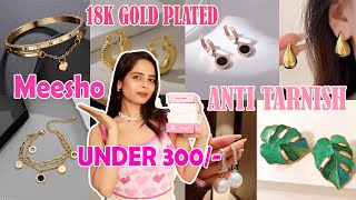 Meesho Anti Tarnish Jewellery Haul  Latest amp Trendy Jewellery Collection  Veronica Lifestyle [upl. by Eliades]