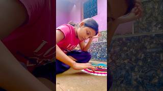 Sri Jagannath rangoli design 🙏😍🌸 Rituparna official youtubeshorts rangoli [upl. by Smukler]