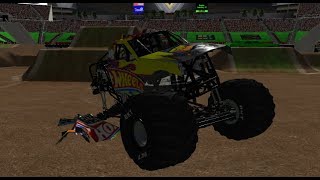 Rigs of Rods Monster Jam 6 Truck BREAKABLE Freestyle  Tampa 2020 [upl. by Namyaw907]