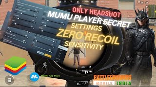 No Recoil Best Sensitivity Settings✅  BGMI Mobile Emulator 2024 bgmiemulator [upl. by Neala]