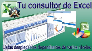 Como crear listas desplegables de varios niveles [upl. by Florella]