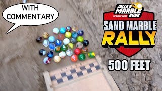 THRILLING Sand Marble Rally 500 feet with commentary and comet [upl. by Cassi]