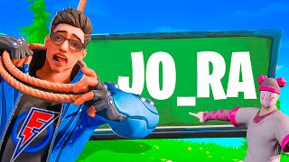 JOGO DA FORCA COM YOUTUBERS NO FORTNITE [upl. by Aicilyt]