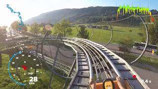 Alpsee Coaster Immenstadt  Mit SPEED Messung  Wilde Bergwasser Abfahrt [upl. by Nnaytsirk]