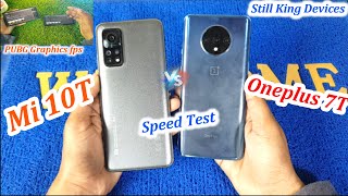 Oneplus 7T Vs Xiaomi Mi 10T Speed Test  Snapdragon 855plus vs Snapdragon 865 Comparison  konsa lay [upl. by Candida904]