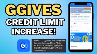 CREDIT LIMIT INCREASE IN GGIVES PAANO NANGYARI YON [upl. by Salina894]