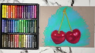 Mungyo Gallery Oil Pastels Review amp Artwork [upl. by Addiel]