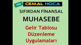 13 Gelir Tablosu Düzenleme Örnekleri │ Öğrenme Garantili │ Detaylı Uygulamalar [upl. by Hassin]