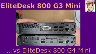 HP EliteDesk 800 G3 Mini vs G4 Mini [upl. by Yssis]