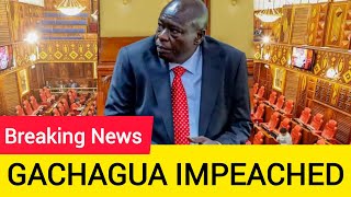 Happening Now Gachagua impeached [upl. by Manard]